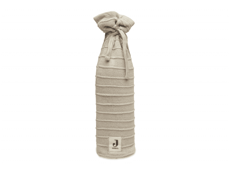 Jollein Pletený obal na ohrievaciu fľašu Pure Knit Nougat